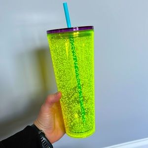 Starbucks Neon Yellow 'Lime Bubbleseed' Bubble
Infused Tumbler BRAND NEW. NWT